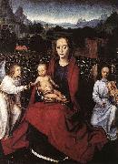 Hans Memling Virgin and Child in a Rose oil on canvas
